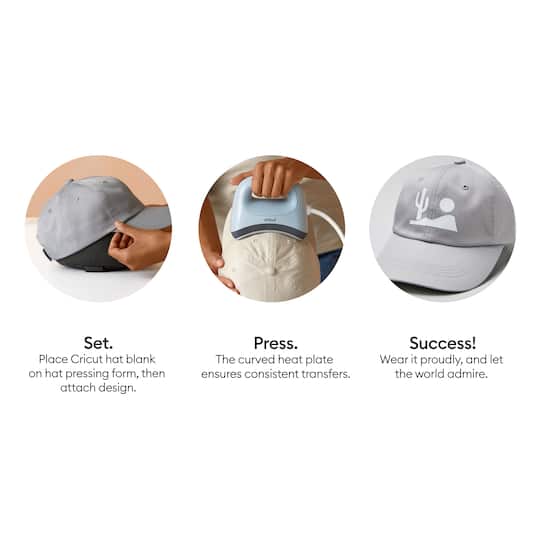 6 Pack: Cricut® Gray Ball Cap Blank